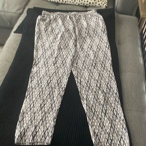 Elastic waist pull on silk pant